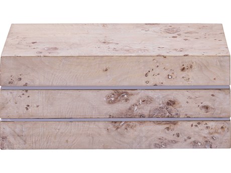 Elk Home Salem White Burl Wood Box