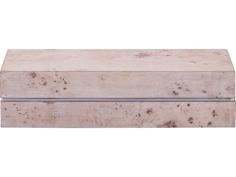 Elk Home Salem White Burl Wood Box