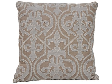 Elk Home Embroidered Scrollwork Pillow