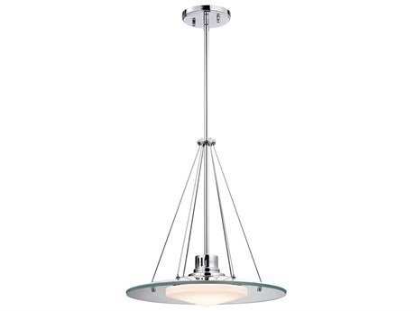 Elk Home Tribune 1-Light Chrome Round Pendant