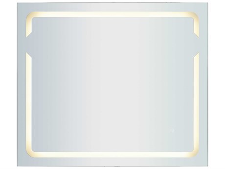 Elk Home Brushed Aluminum Rectangular Wall Mirror