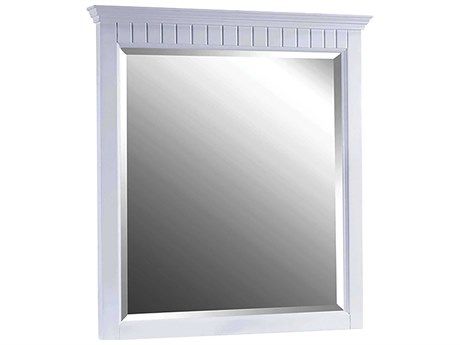 Elk Home Danube White Rectangular Wall Mirror