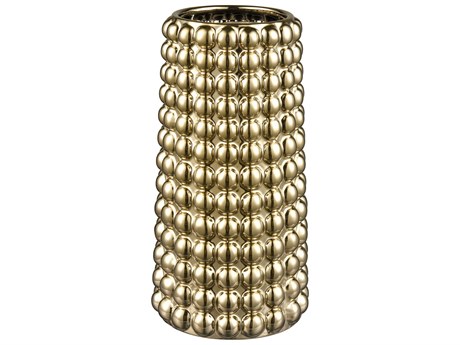 Elk Home Theo Gold 13" High Vase