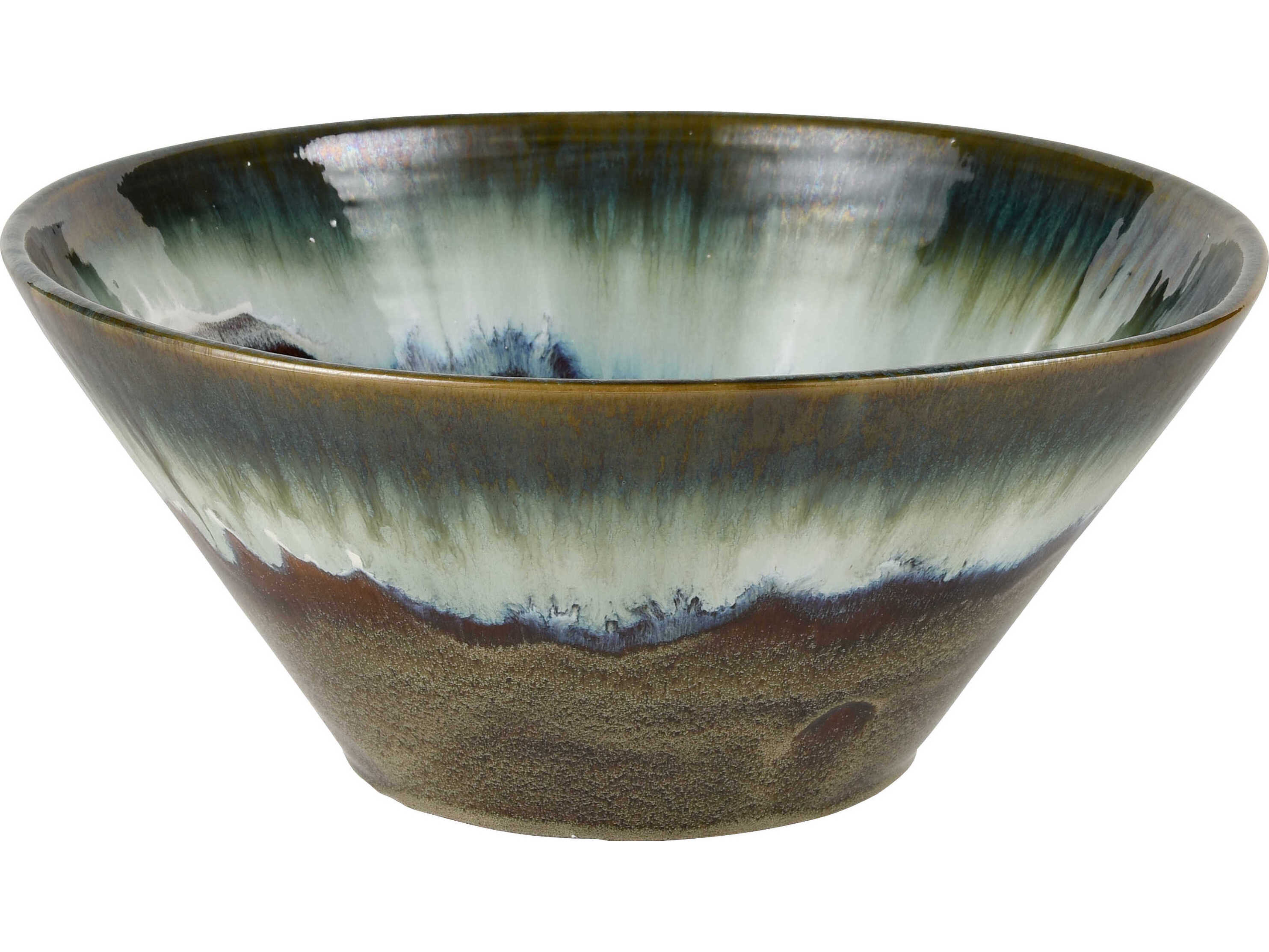 Elk Home Roker Green Reactive Decorative Bowl