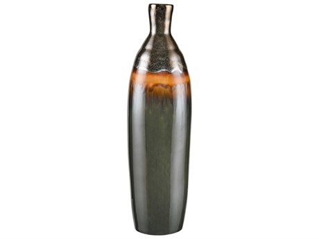 Elk Home Arne Brown Reactive 20" High Vase