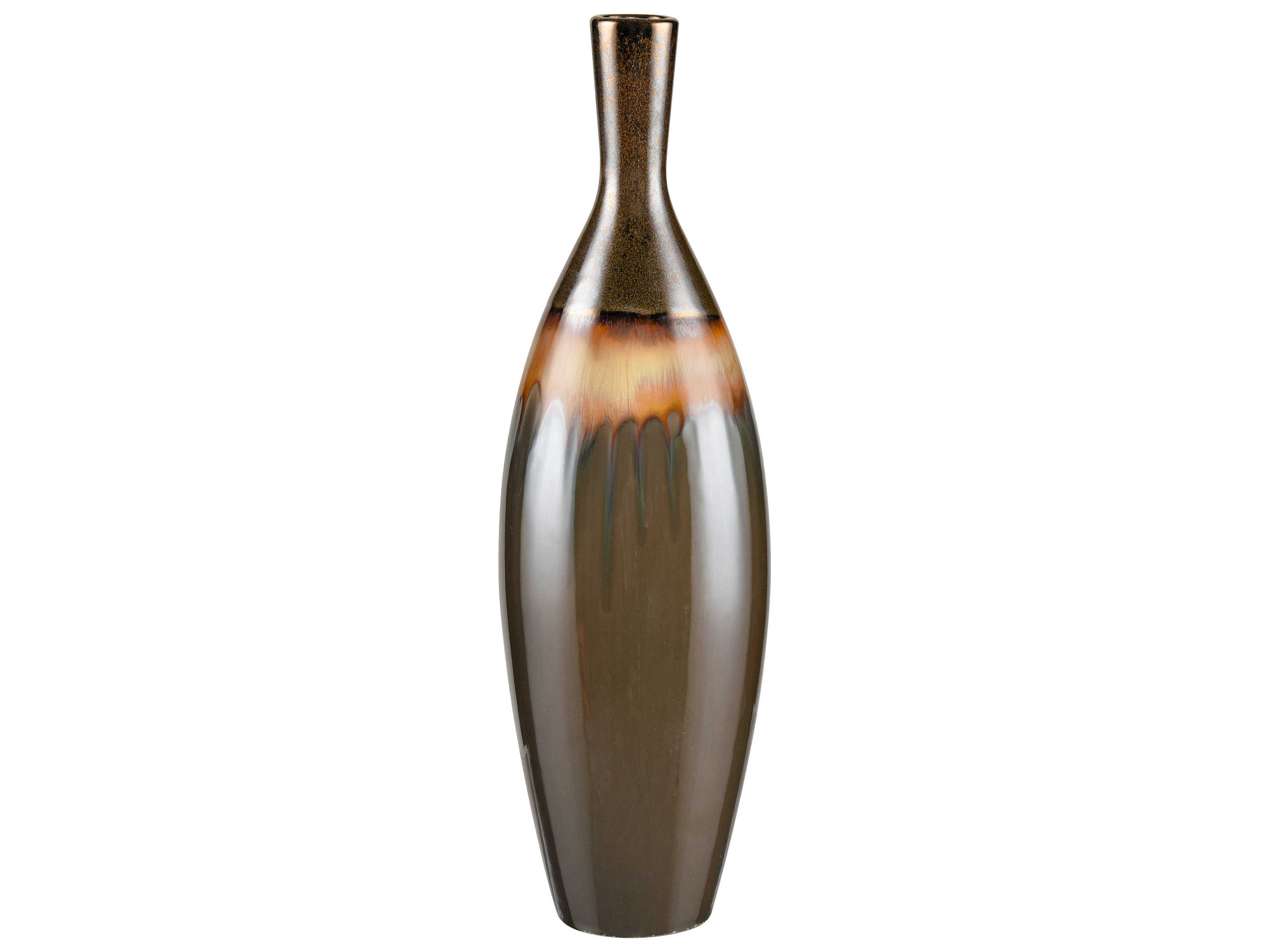 Elk Home Arne Brown Reactive 18'' High Vase | EKS00178957