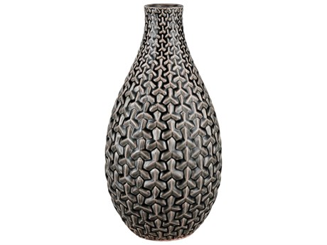 Elk Home Gibbs Gray / Black 15" High Vase