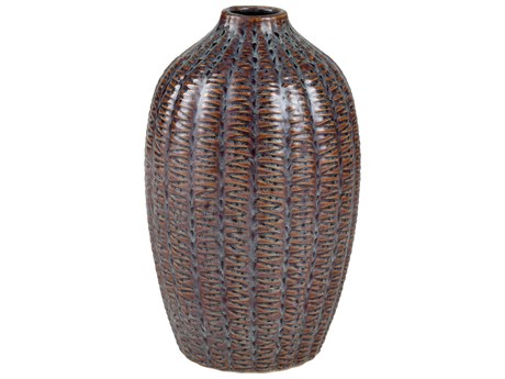 Elk Home Hawley Brown Reactive 12" High Vase