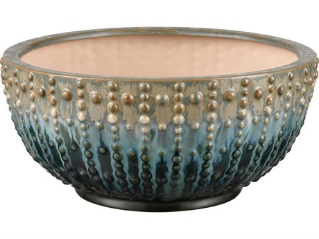 Elk Home Jaffe Green Reactive Decorative Bowl