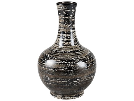 Elk Home Simone Black / Brown White Vase