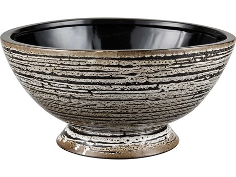 Elk Home Simone Black / Brown White Decorative Bowl