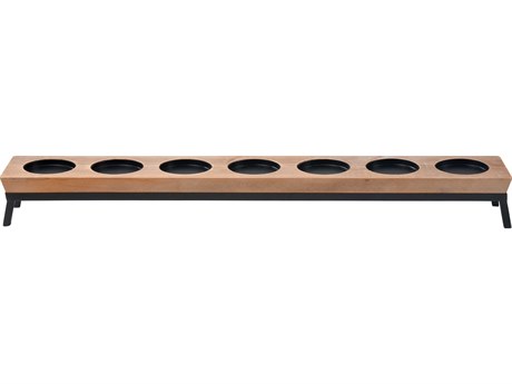 Elk Home Drew Multi Natural / Black Candle Holder