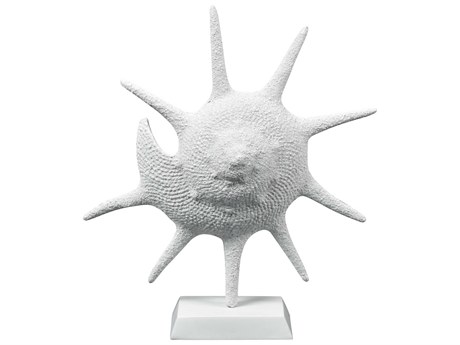Elk Home Textured White Marco Shell Sculpture
