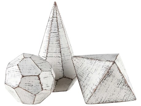 Elk Home Copas Whitewash Decorative Accent Set of 3