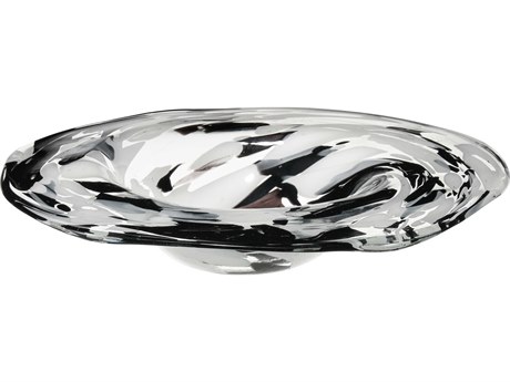 Elk Home Gisli Black / White Clear Decorative Bowl