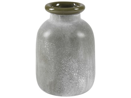 Elk Home Hollum Frosted Green 13" High Vase