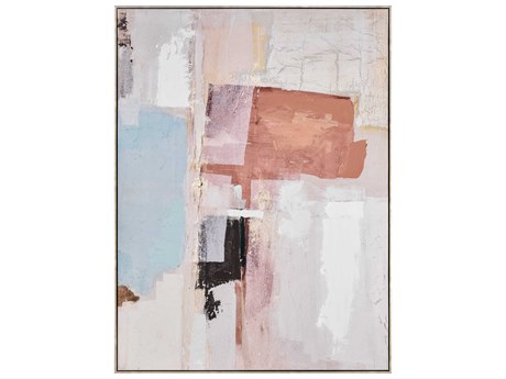 Elk Home Rally Abstract Framed Wall Art