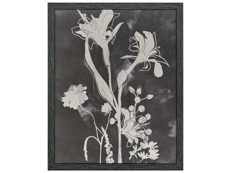 Elk Home Silhouette-III Framed Canvas Wall Art