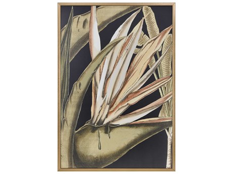 Elk Home Lush-I Framed Canvas Wall Art