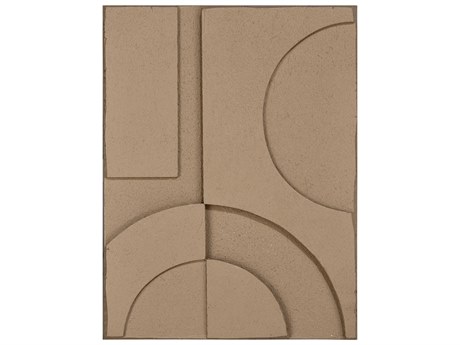 Elk Home Emslie-I Tan 3D Wall Art
