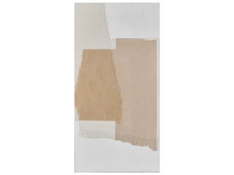 Elk Home Taupe Abstract Wall Art