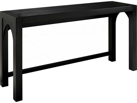 Elk Home Rectangular Wood Kettle Black Console Table