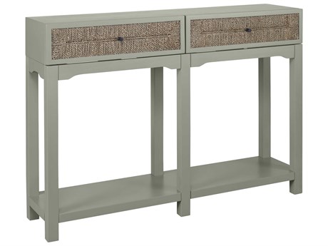 Elk Home Sawyer Rectangular Wood Evergreen Fog Natural Console Table
