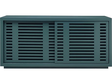 Elk Home 66" Mahogany Wood Neptune Blue Media Console