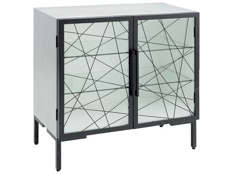 Elk Home Checkmate White Black Accent Chest