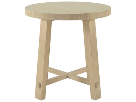 Elk Home Sunset Harbor Round Wood Sandy Cove End Table
