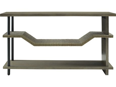 Elk Home Riverview Rectangular Wood Polished Slate Natural Console Table