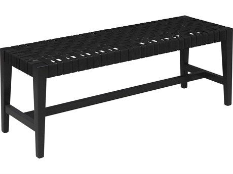 Elk Home Designer Ebony Black Upholstered Accent Bench