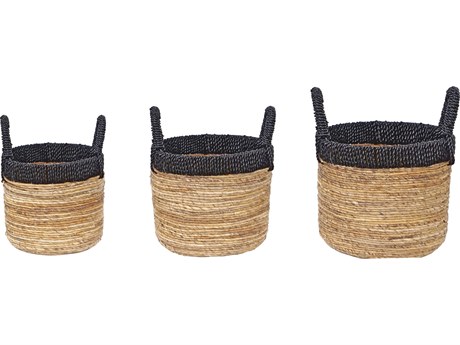 Elk Home Holset Gray Baskets Set of 3