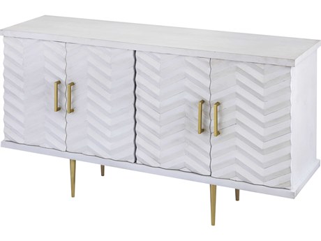 Elk Home 61" Whitewash Credenza Sideboard