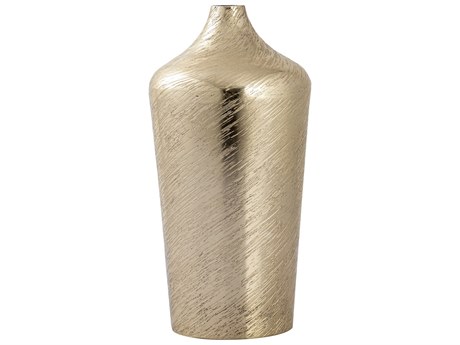 Elk Home Caliza Champagne Gold 10" High Vase