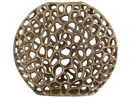 Elk Home Gold 11" Reef Vase