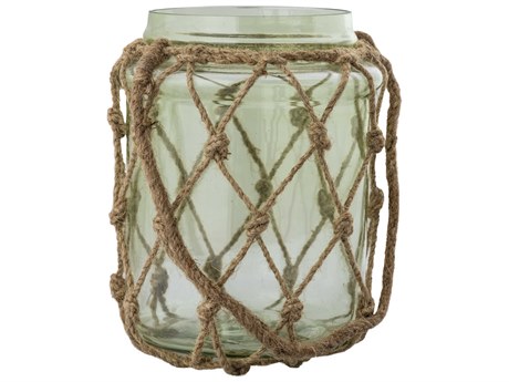 Elk Home Sea Garden Natural / Green 8" High Vase