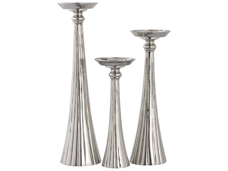 Elk Home Bion Nickel Candle Holder Set of 3