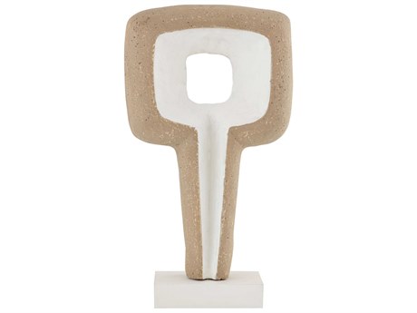 Elk Home Beige / White Don Object-II Sculpture