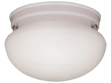 Elk Home Essentials 3-Light White Bowl Flush Mount