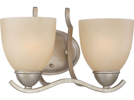 Elk Home Triton 2-Light Moonlight Silver Wall Sconce
