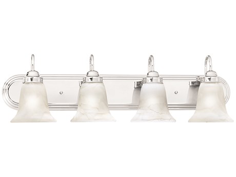 Elk Home Homestead 4-Light Chrome Glass Vanity Light