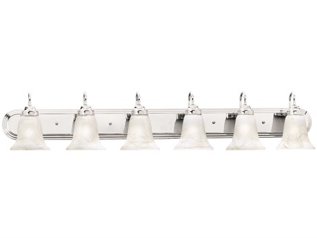 Elk Home Homestead 6-Light Chrome Glass Vanity Light