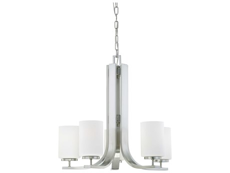 Elk Home Pendenza 5-Light Brushed Nickel Cylinder Chandelier
