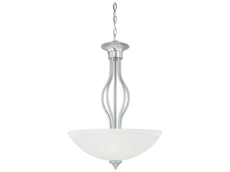 Elk Home Tahoe 3-Light Brushed Nickel Bowl Pendant