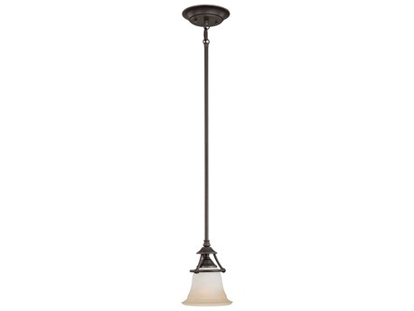 Elk Home Harmony 1-Light Aged Bronze Bell Mini Pendant
