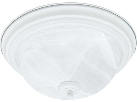 Elk Home Essentials 2-Light White Bowl Flush Mount