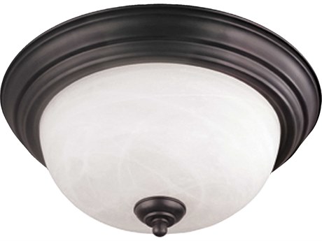 Elk Home Tahoe 2-Light Painted Bronze Dome Flush Mount