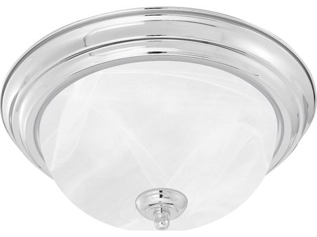 Elk Home Essentials 3-Light Brushed Nickel Dome Flush Mount