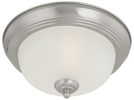 Elk Home Pendenza 2-Light Brushed Nickel Traditional Flush Mount